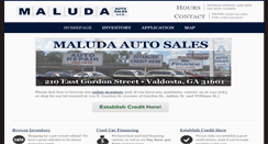 Desktop Screenshot of maludaautosales.com